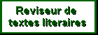 Reviseur de textes literaires