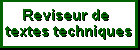 Reviseur de textes techniques